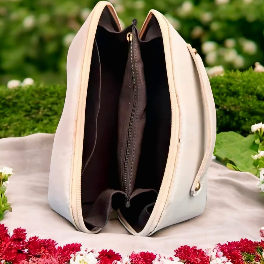 Blush Bloom Handcrafted Premium Leather Unisex Vanity Box – Makeup/Grooming Organizer/Travel Case