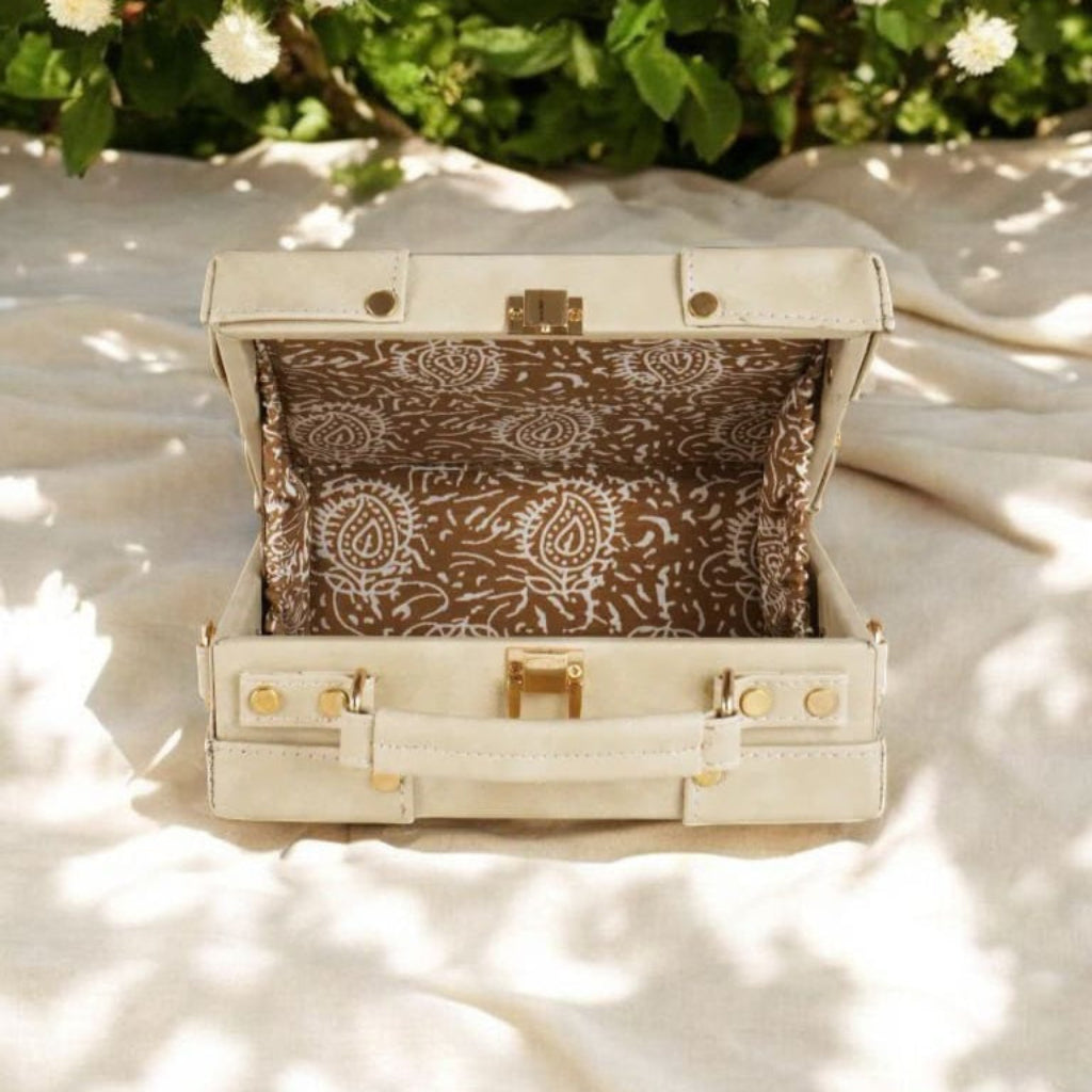 Afro-Luxe Handcrafted Box Bag