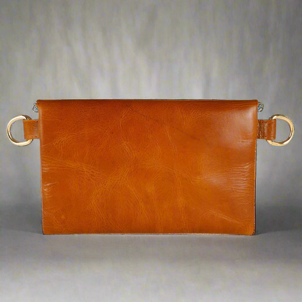Wildflower Charm Leather Purse